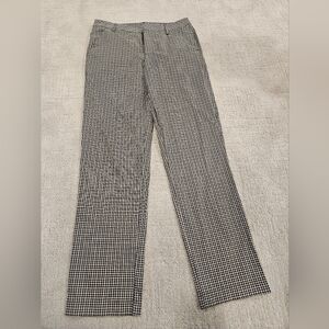 Mens PUMA black and White Checkered Pants